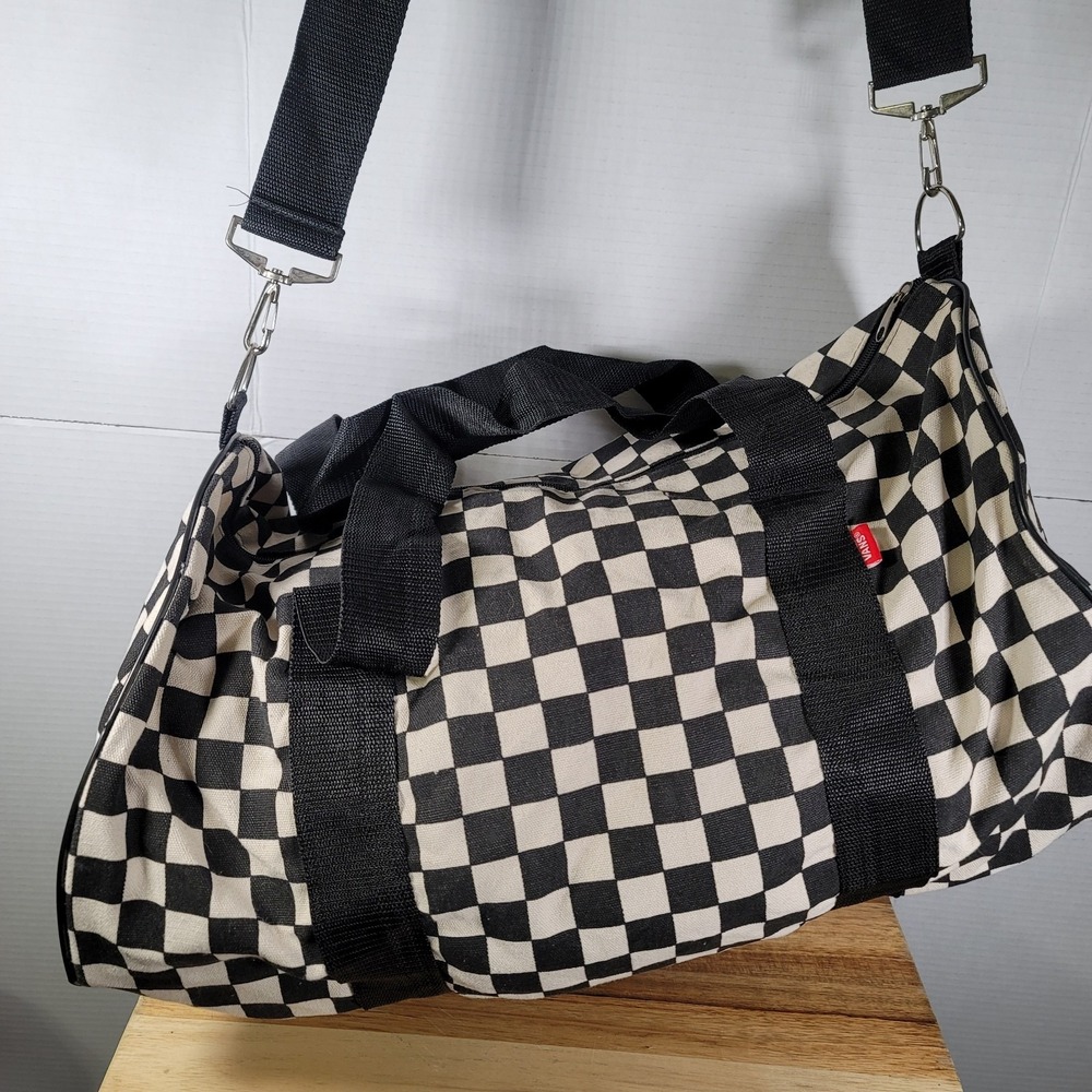 Vans Promo Duffel Bag Checkerboard RARE Gym Carry On Overnight Travel VTG